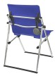 Конференц-кресло трансформер RCH 1821 Синий пластик хром - 2