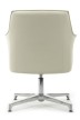 Конференц-кресло Riva Design Chair Rosso-ST C1918 белая кожа - 4