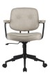 Кресло для персонала Riva Design Chair CHESTER W-221 светло-серая экокожа - 1