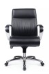 Кресло для персонала Riva Design Gaston-M 9264 черная кожа - 1