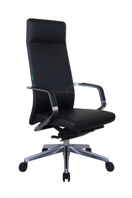 Кресло для руководителя Riva Design Chair Mone А1811 черная кожа